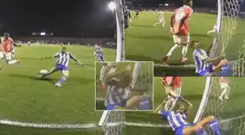 Paolo Guerrero, delantero de Avaí, tuvo una singular reacción en el partido ante Internacional.