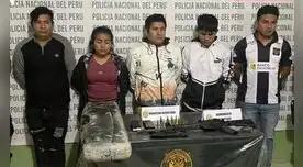 Sujetos fueron trasladados a la comisaría.