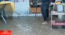 SJM. Hasta el lugar tuvieron que llegar trabajadores de Sedapal para realizar los trabajos de limpieza.