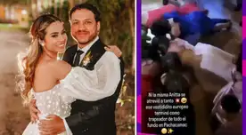 Ethel Pozo se divirtió en la fiesta de su boda con Julián Alexander. Ethel Pozo se divirtió en la fiesta de su boda con Julián Alexander.