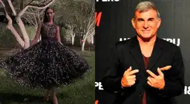 Natalie Vértiz: Nino Peñaloza aplaude look de la exMiss Perú en boda de Ethel Pozo [VIDEO]