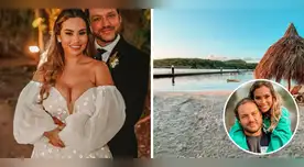 Ethel Pozo filtra fotos de su luna de miel.