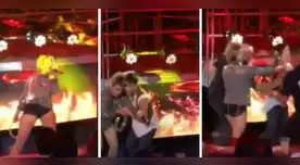 Alejandra Guzmán: Fan intenta robarle un beso en pleno concierto