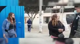 Comas: "Pepera" identificada por su víctima se pone a orinar en la calle para evitar detención [VIDEO]