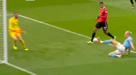 Haaland, animal del gol: puso el 3-0 y ya tiene un doblete en el Manchester City vs. Manchester United