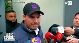 George Forsyth brindó sus primeras declaraciones tras el conteo de votos.