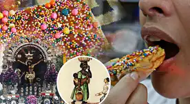 este delicioso dulce también es llamado turrón de miel o turrón del Señor de los Milagros.