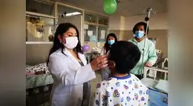 Menor agradeció a la doctora y todo el personal médico. Menor agradeció a la doctora y todo el personal médico.