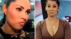 Pamela Franco se negó a responder a reportera de D' Mañana.