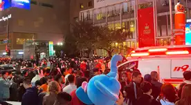 Cientos de personas buscan a sus víctimas en Corea del Sur.