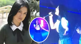 Katy Jara canta en concierto de Christine D Clario.