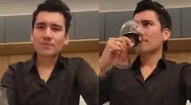 Ángelo Fukuy aparentemente captado pasado de copas.