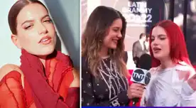 Nicole Zignago se luce en la alfombra roja.