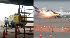 Tragedia en el Aeropuerto Jorge Chávez deja dos bomberos fallecidos. Tragedia en el Aeropuerto Jorge Chávez deja dos bomberos fallecidos.