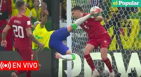 Con dos goles de Richarlison Brasil se lleva la victoria en su debut