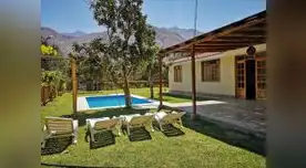 Peruanos prefieren casas de campo en verano.