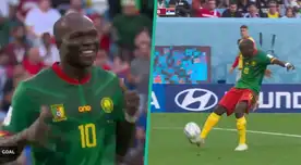 ¡Golazo! Camerún se acerca a Serbia y pone el 3-2 con 'sombrerito' de Aboubakar