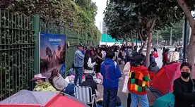 Largas colas en el concierto de Harry Styles