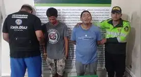 Sujetos fueron trasladados a la comisaría para las investigaciones.