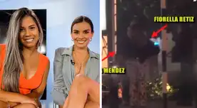 Fiorella Retiz y Fiorella Méndez se divierten.