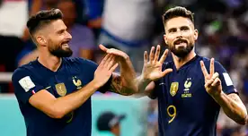 Olivier Giroud se convierte en el máximo goleador en la selección de Francia con 52 goles.