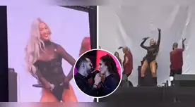Michelle Soifer vuelve a cantar el "bombon asesino" como telonera de Mike Bahía y Greeicy