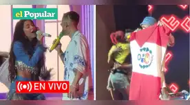 Mike Bahía y Greeicy hicieron hermoso concierto en Lima.