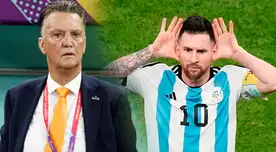 Lionel Messi apeló al espíritu maradoniano y enfrentó a Van Gaal como nunca antes visto.