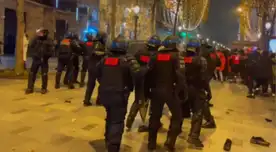 Se reportaron enfrentamientos entre la hinchada de Marruecos y la policía qatarí Se reportaron enfrentamientos entre la hinchada de Marruecos y la policía qatarí