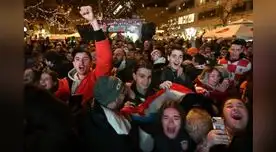 Los movimientos registrados coincidieron primero con el momento en que Bruno Petkovic logró empatar el partido (1-1).