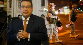 Luis Alberto Otárola, no descarta que volvamos al toque de queda por las protestas.