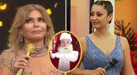 Karla Tarazona vaciló a Gisela Valcárcel. Karla Tarazona vaciló a Gisela Valcárcel.