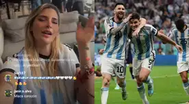 Macarena Gastaldo feliz por triunfo de Francia Macarena Gastaldo feliz por triunfo de Francia