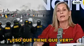 María del Carmen Alva asegura que el responsable de los fallecidos es solo Pedro Castillo.