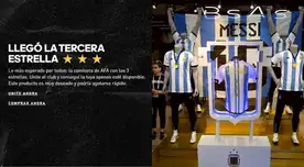 Es todo un éxito esta nueva versión de la camiseta albiceleste. Es todo un éxito esta nueva versión de la camiseta albiceleste.