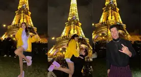 Patricio Parodi y Luciana Fuster: sus románticas fotos de Año Nuevo en la torre Eiffel