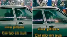 Pareja tiene intimidad en un carro a vista de las personas en Ecuador