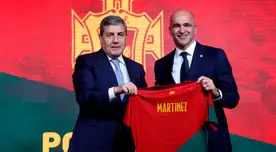 Roberto Martínez fue presentado en Portugal como el DT de la selección. Roberto Martínez fue presentado en Portugal como el DT de la selección.
