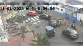 Sujeto corriendo tras apuñalar a fiscalizador de la municipalidad de Carmen de la Legua Sujeto corriendo tras apuñalar a fiscalizador de la municipalidad de Carmen de la Legua