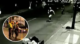 La feroz balacera en Breña dejó a una persona herida de gravedad.