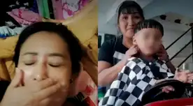 La señora no podía creer cómo quedó su progenitor.