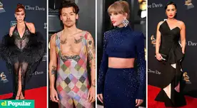 Artistas se lucieron en la Alfombra roja de los Grammy 2023.