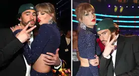 Taylor Swift posa junto a Bad Bunny.