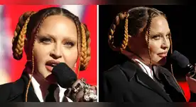 Madonna impacta con su look en los Grammy 2023. Madonna impacta con su look en los Grammy 2023.