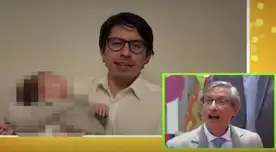 Federico Salazar y su tierna reacción al ver vídeo de su hijo Sebastián junto a su nieto: "Una lindura"