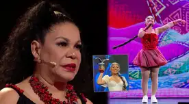 Eva Ayllón felicitó a Milena Warthon tras ganar en 'Viña del Mar'.