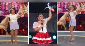 Lorena Álvarez se suma a la fiebre de Milena Warthon y baila 'Warmisitay' en set de Latina Noticias