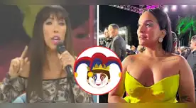 Daniela Darcourt es comparada con un arlequín.
