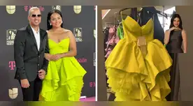 Daniela Darcourt y su vestido en los Premios Lo Nuestro 2023.