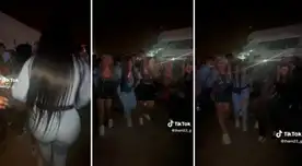 Jóvenes quieren hacer pasos de huayno, pero el intento no prosperó Jóvenes quieren hacer pasos de huayno, pero el intento no prosperó